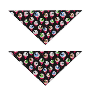 Bloody Eyeball Pattern Print Dog Bandana