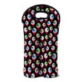 Bloody Eyeball Pattern Print Double Neoprene Wine Tote