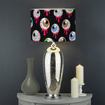 Bloody Eyeball Pattern Print Drum Lamp Shade