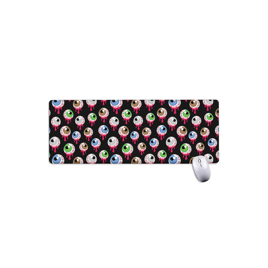 Bloody Eyeball Pattern Print Extended Mouse Pad