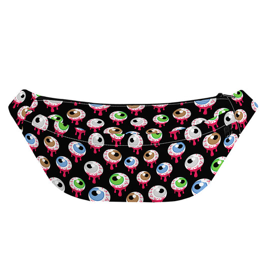 Bloody Eyeball Pattern Print Fanny Pack