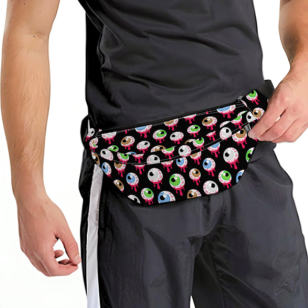 Bloody Eyeball Pattern Print Fanny Pack