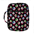 Bloody Eyeball Pattern Print Front Pocket Bible Bag
