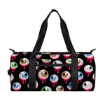 Bloody Eyeball Pattern Print Gym Bag