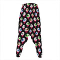 Bloody Eyeball Pattern Print Hammer Pants