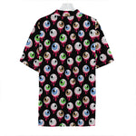 Bloody Eyeball Pattern Print Hawaiian Shirt