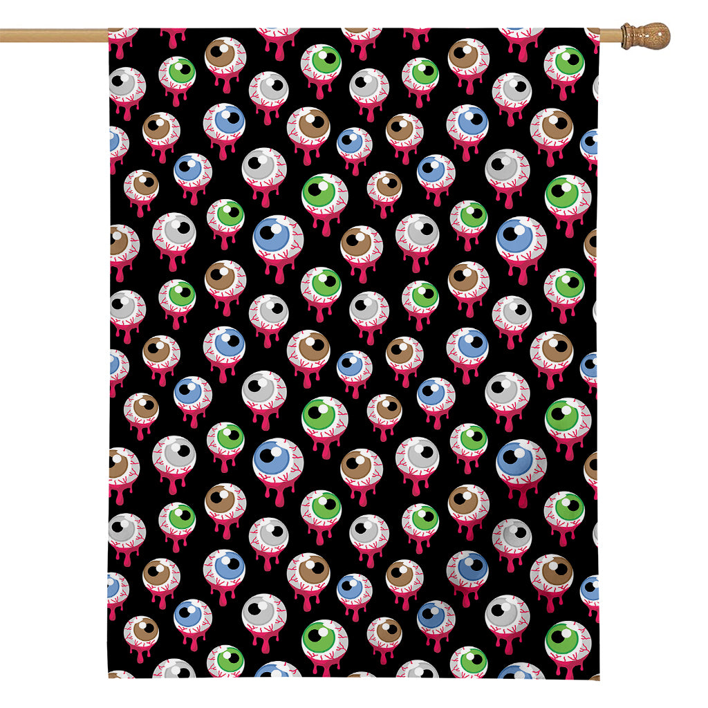 Bloody Eyeball Pattern Print House Flag