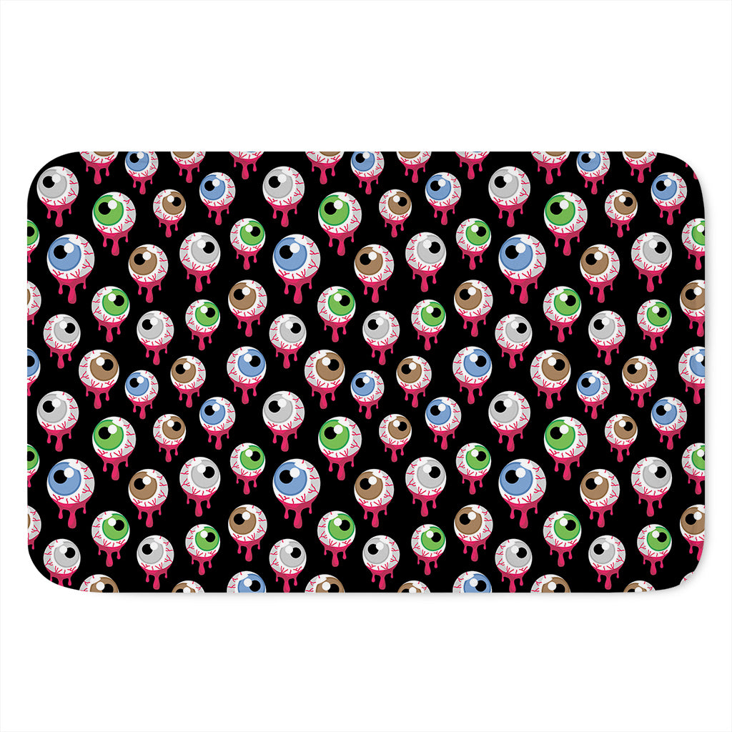 Bloody Eyeball Pattern Print Indoor Door Mat