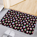 Bloody Eyeball Pattern Print Indoor Door Mat