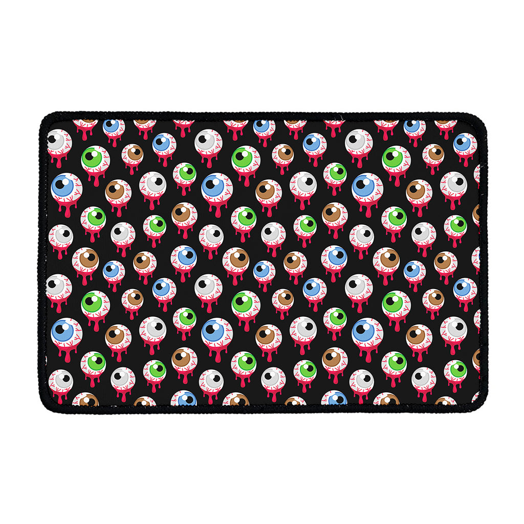 Bloody Eyeball Pattern Print Kitchen Mat