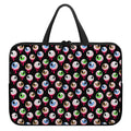 Bloody Eyeball Pattern Print Laptop Sleeve With Handle