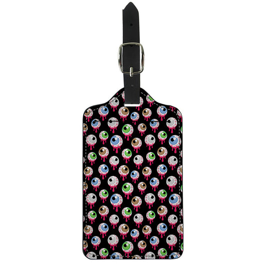 Bloody Eyeball Pattern Print Luggage Tag