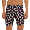 Bloody Eyeball Pattern Print Men's Long Boxer Briefs