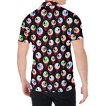 Bloody Eyeball Pattern Print Men's Shirt