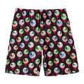 Bloody Eyeball Pattern Print Men's Swim Trunks
