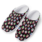 Bloody Eyeball Pattern Print Mesh Casual Shoes