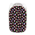 Bloody Eyeball Pattern Print Mesh Laundry Hamper