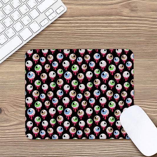 Bloody Eyeball Pattern Print Mouse Pad