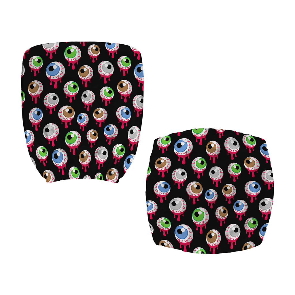 Bloody Eyeball Pattern Print Office Chair Cover
