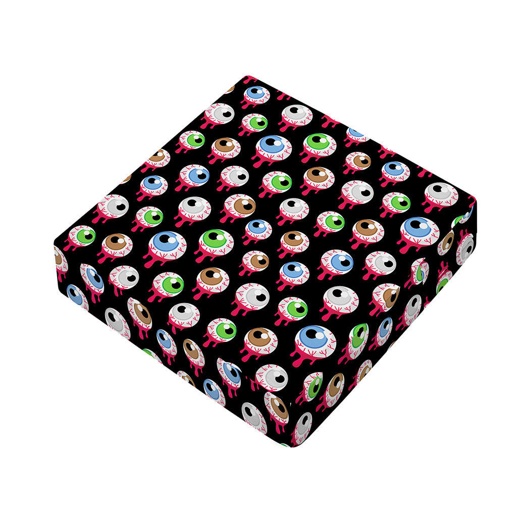 Bloody Eyeball Pattern Print Outdoor Seat Cushion Cover