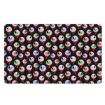 Bloody Eyeball Pattern Print Polyester Doormat