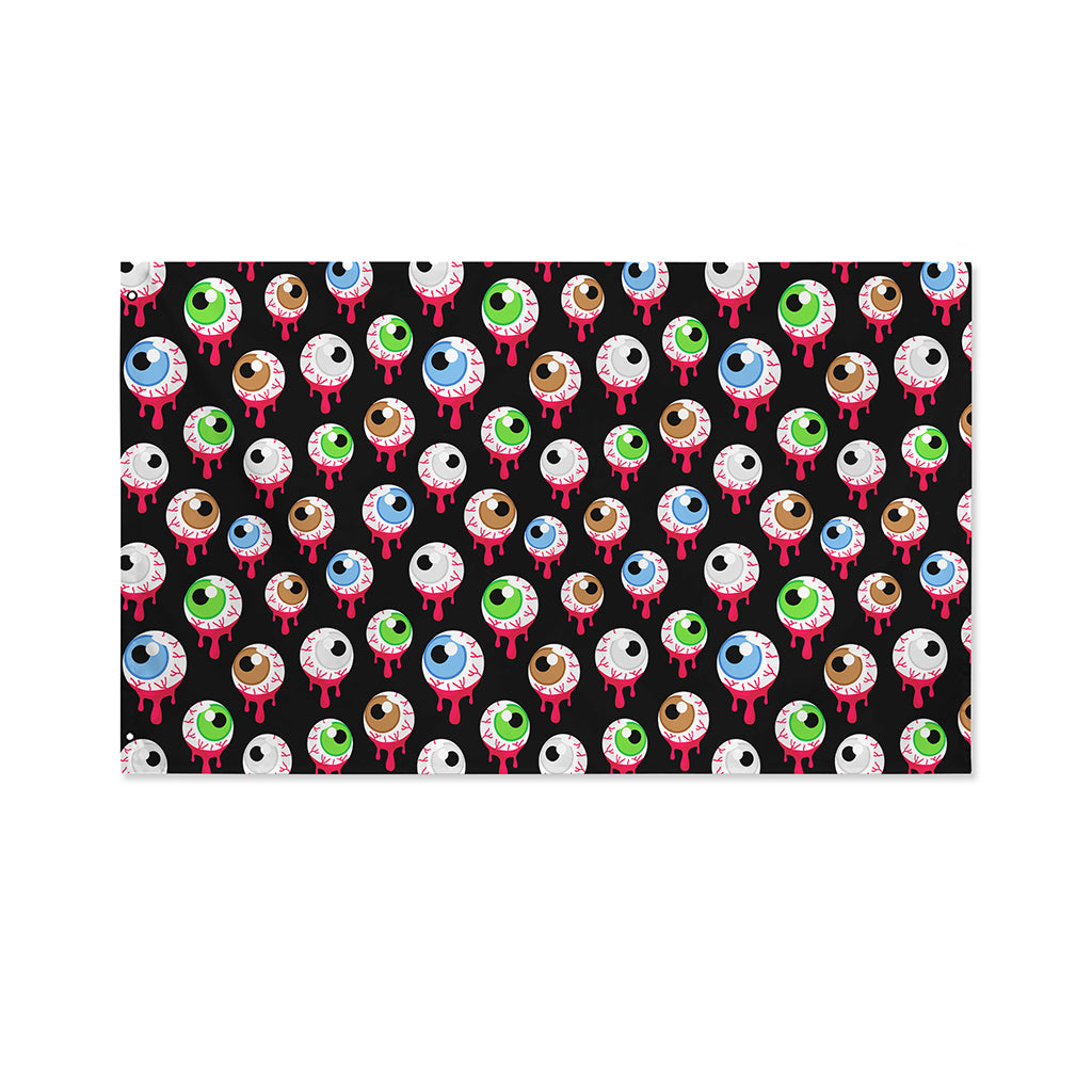 Bloody Eyeball Pattern Print Polyester Flag