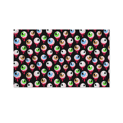 Bloody Eyeball Pattern Print Polyester Flag