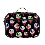 Bloody Eyeball Pattern Print Portable Lunch Bag