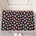 Bloody Eyeball Pattern Print Rubber Doormat