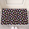 Bloody Eyeball Pattern Print Rubber Doormat