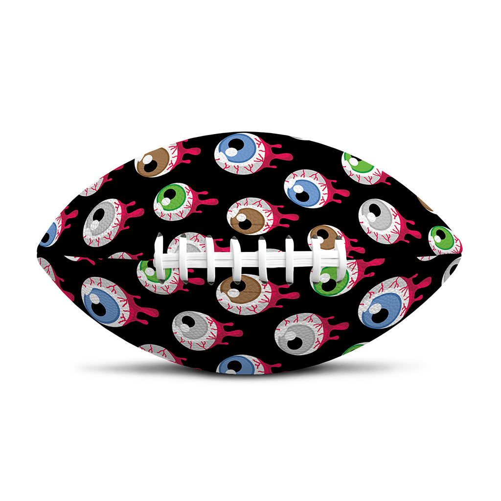 Bloody Eyeball Pattern Print Rugby Ball