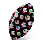 Bloody Eyeball Pattern Print Rugby Ball