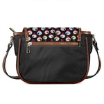 Bloody Eyeball Pattern Print Saddle Bag