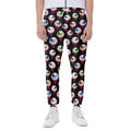 Bloody Eyeball Pattern Print Joggers