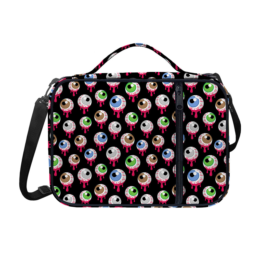 Bloody Eyeball Pattern Print Shoulder Strap Bible Bag
