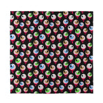 Bloody Eyeball Pattern Print Silk Bandana