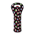 Bloody Eyeball Pattern Print Single Neoprene Wine Tote