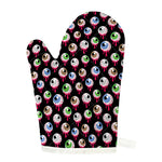 Bloody Eyeball Pattern Print Single Oven Mitt