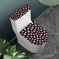 Bloody Eyeball Pattern Print Toilet Lid And Tank Cover Set