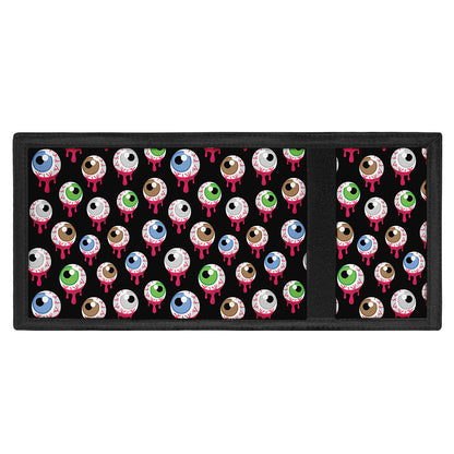 Bloody Eyeball Pattern Print Trifold Wallet