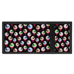 Bloody Eyeball Pattern Print Trifold Wallet
