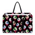 Bloody Eyeball Pattern Print Utility Tote Bag