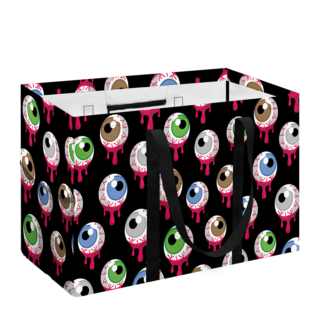 Bloody Eyeball Pattern Print Utility Tote Bag