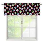 Bloody Eyeball Pattern Print Window Valance