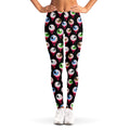 Bloody Eyeball Pattern Print Women's Leggings