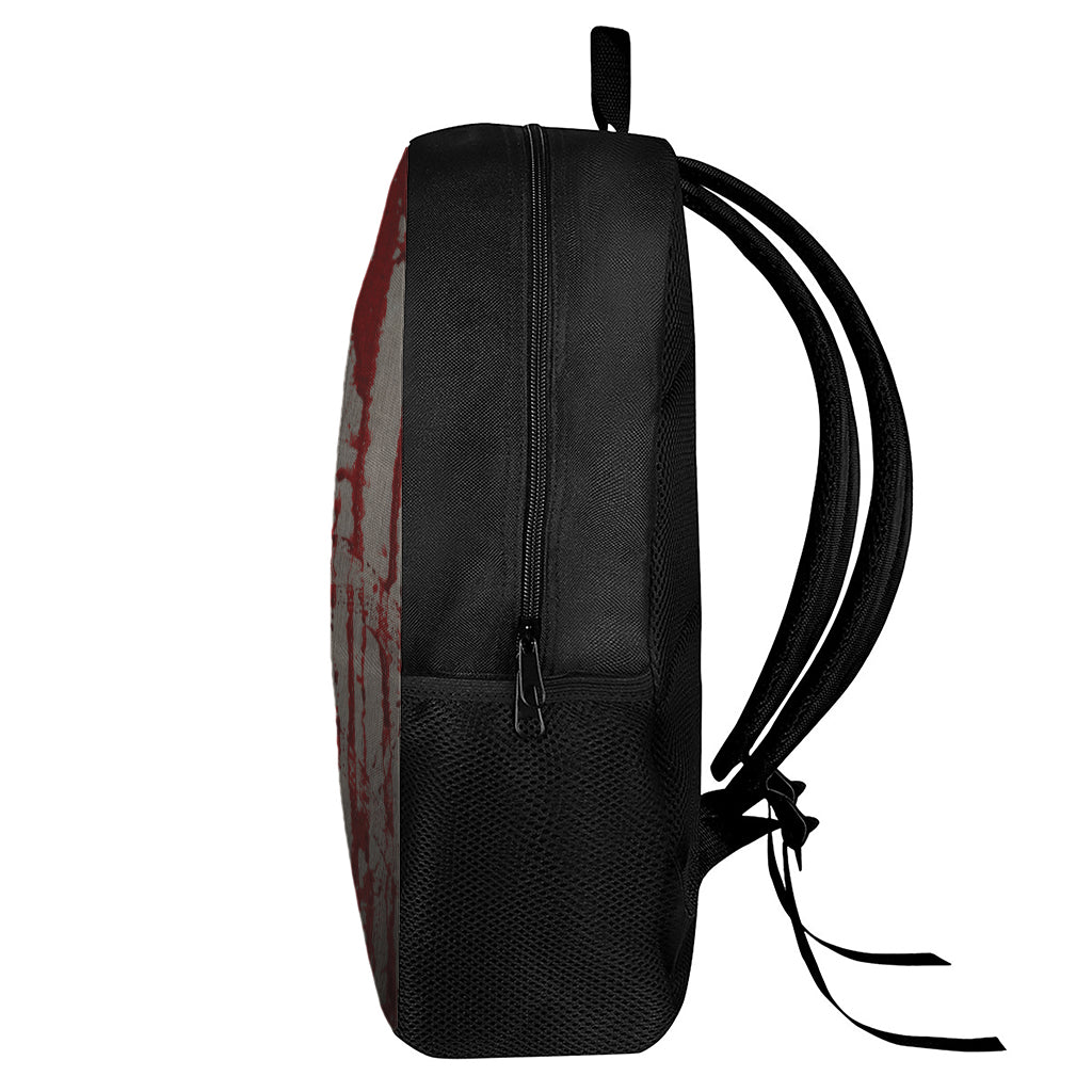Bloody Metal Wall Print 17 Inch Backpack