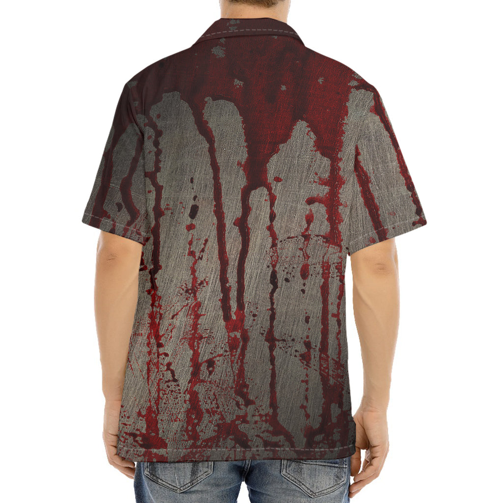 Bloody Metal Wall Print Aloha Shirt