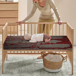 Bloody Metal Wall Print Baby Crib Sheet