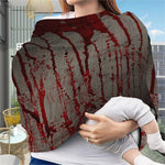 Bloody Metal Wall Print Baby Seat Cover
