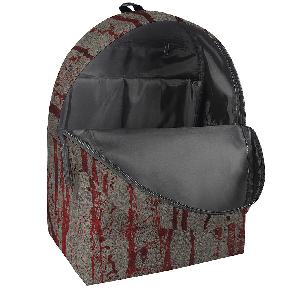 Bloody Metal Wall Print Backpack